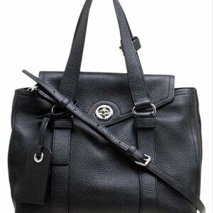 Marc by Marc Jacobs Turn Lock Bowler Leather Large Satchel